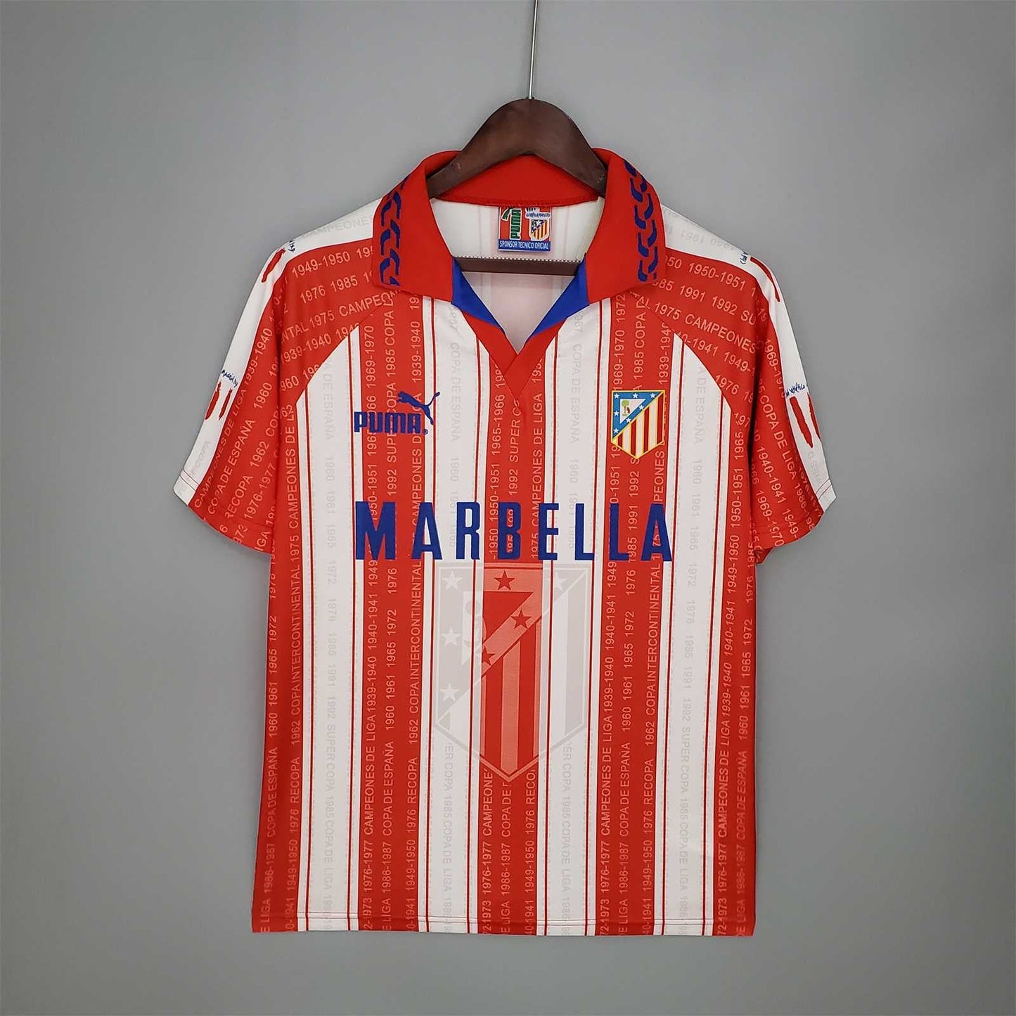 Atletico Madrid Home Kit 95/96
