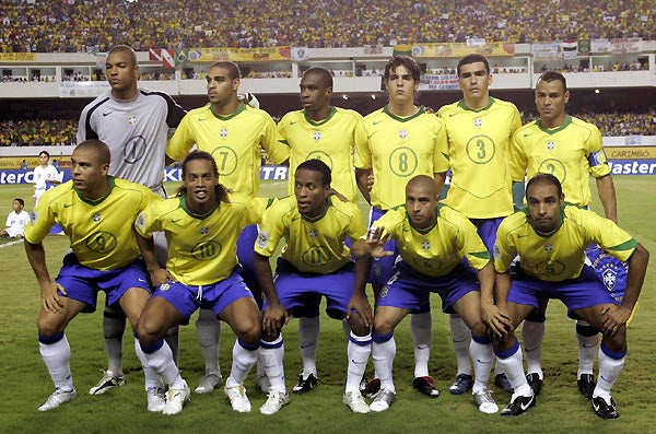 Retro: Brazil Home Kit 04/06