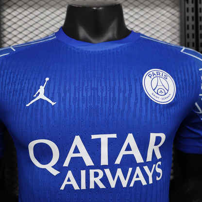 Paris Saint-Germain X Jordan Fourth Light Blue Kit 24/25