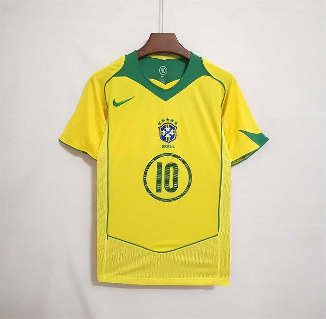 Retro: Brazil Home Kit 04/06