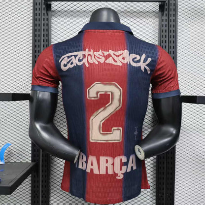 Barcelona x Travis Scott – Cactus Jack Retro Edition Kit 24/25