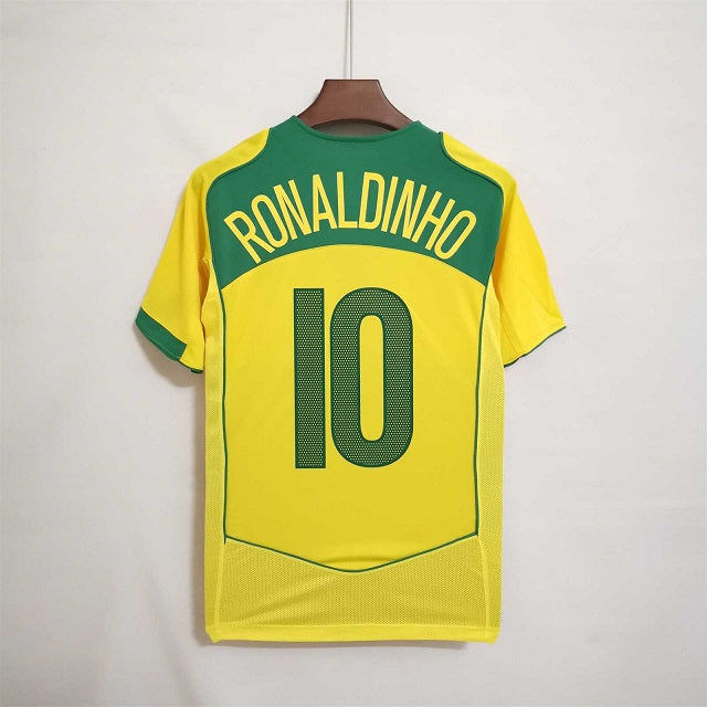 Retro: Brazil Home Kit 04/06