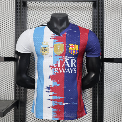 Lionel Messi Barcelona x Argentina Kit (Name+Number)