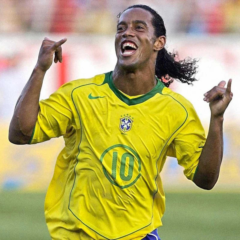 Retro: Brazil Home Kit 04/06